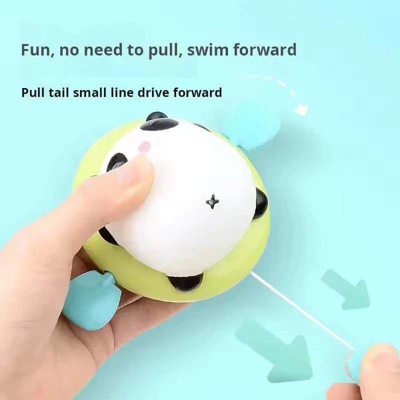Jouet de bain mignon en forme de cochon à tirer – Piscine et baignoire pour bébé