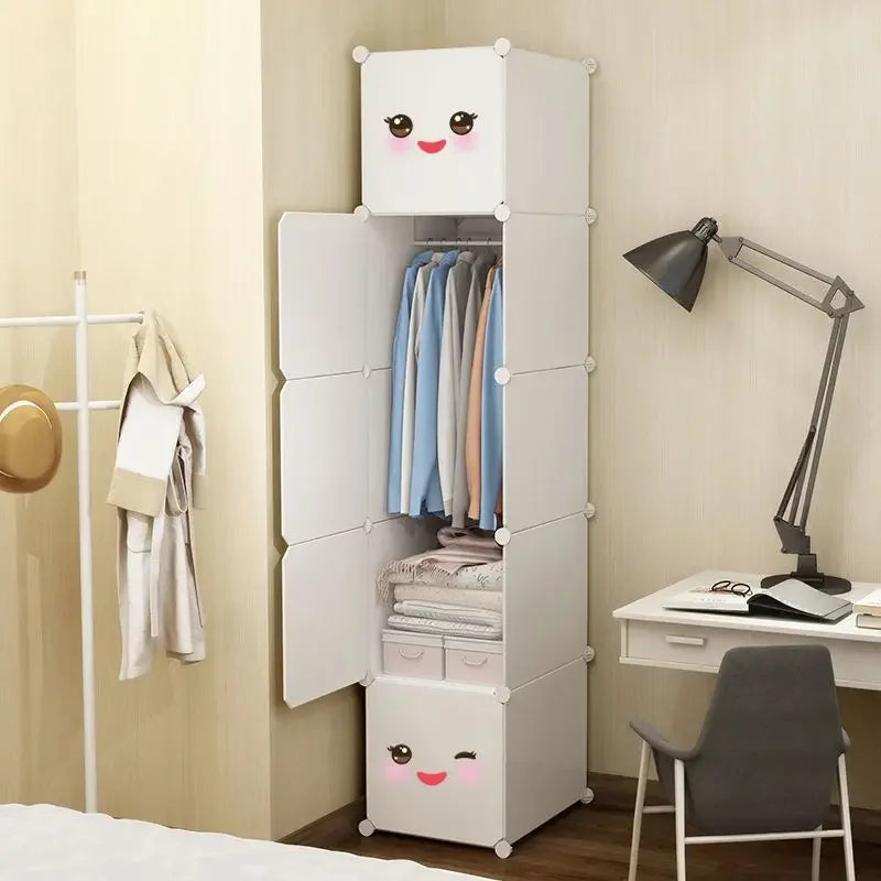 Armoire pour enfants – Placard de rangement à portes coulissantes