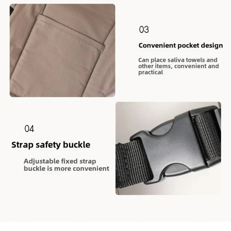4-in-1 Portable Baby Hip Seat Carrier & Sling