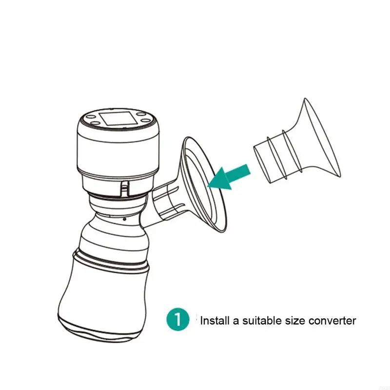 Embout de téterelle en silicone 17/19/21 mm pour tire-lait 24 mm, 27 mm et 30 mm J60B