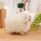Mouton en peluche barbe à papa – Peluche alpaga douce pour enfants