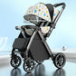 2-in-1 Reversible Lightweight Stroller – High-View Foldable Design for Newborns & Toddlers